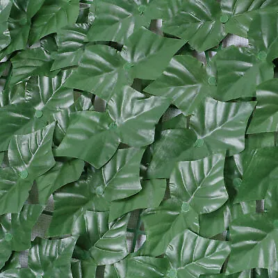 £18.99 • Buy 1m X 3m Artificial Screening Ivy Leaf Hedge Panels On Roll Privacy Garden Fence