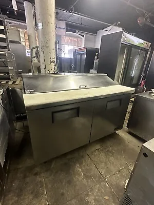 True Tssu-60-16 60” Used Commercial Sandwich Prep Table Cooler Used • $2499