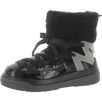 Moncler Womens InsoluxM Round Toe Faux Fur Metallic Ankle Boots BHFO 6490 • $183.99