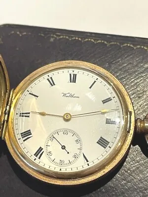 Waltham (USA) Top Wind Pocket Watch With Certificate. Previously Owned • £286.49