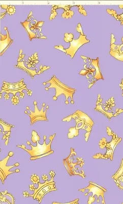 Loralie Design - Many Crowns Quilting And Crafting Cotton Fabric 👑👑👑 • $12.99