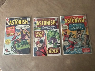 $54.99 • Buy Marvel Comics Tales To Astonish Bundle # 1 No Reserve # 46 58 60 