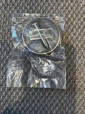 $250 • Buy 1969 Golden Spike Centennial Silver Medal - Still In Plastic