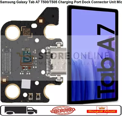 For Samsung Galaxy Tab A7 T500/T505 Charging Port Dock Connector Unit Mic • £4.95