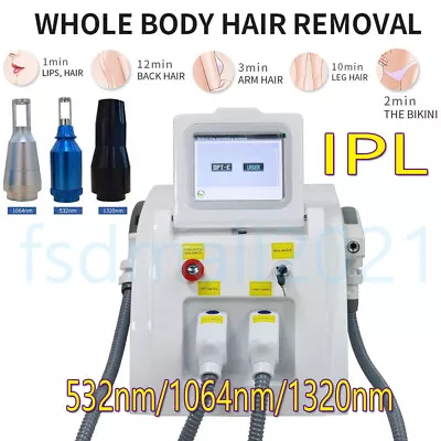 Professtional OPT SHR IPL Hair Removal ND YAG Laser Tattoo Remove Beauty Machine • $1277.56