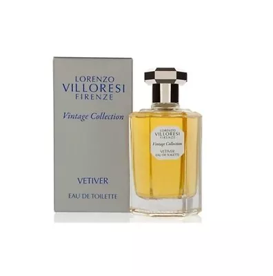 LORENZO VILLORESI FIRENZE Vintage Collection Vetiver 3.4oz Spray Eau De Toilette • $173.05