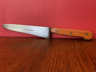 $45 • Buy J.A. Henckels Twinworks Vintage Carbon Steel Chef Knife 102-8 Solingen Germany