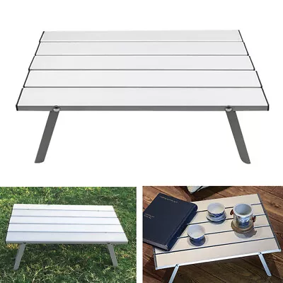 Small Outdoor Folding Table Aluminum Alloy Portable Camping Folding Table Picnic • $25.99