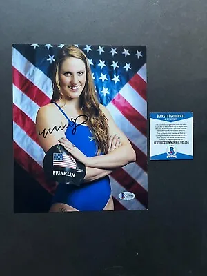 Missy Franklin Rare! Autographed Signed US Olympic 8x10 Photo Beckett BAS Coa • $150