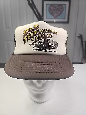 Vintage Trucking Company Mesh Snapback Hats • $24.99