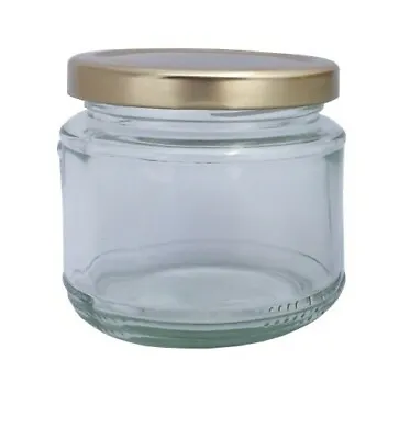 Jam Chutney Pickling Preserving Glass Squat Jars 200ml With A Variety Of Lids • £4.95