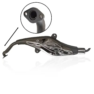 Muffler Exhaust Pipe Header For Ssr Pacifica 150 Puma Falcon Scooter Moped 150cc • $149.95