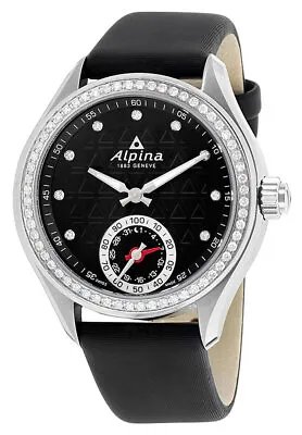 Alpina Horological Smartwatch Diamond Womens Calendar Quartz Strap AL-285BTD3CD6 • $1243.70