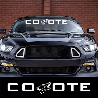 COYOTE Windshield Banner Fits Ford Mustang Vinyl Decal Sticker #A • $12.99