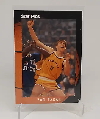 1991 Zan Tabak #14 Star Pics Nba Basketball • $1.93