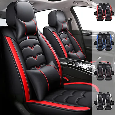 For Mazda Car Seat Covers Full Set 5-Seat Front + Rear Cushion Leather Protector • $68.99