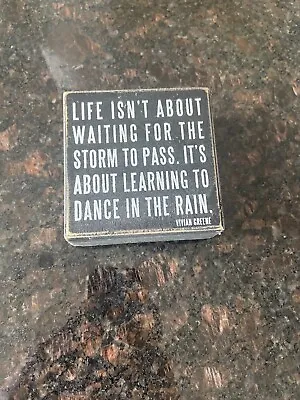  Learn To Dance In The Rain  Wall Plaque • £9.50