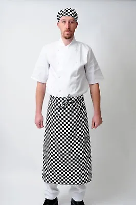 Long Waist Aprons Chefs Apron Waiters Bars Chefs Full Length Apron • £4.49