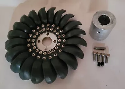 $75 • Buy Turgo Water Wheel Turbine, Aluminum, Micro Hydro Generator Home Power Motenergy