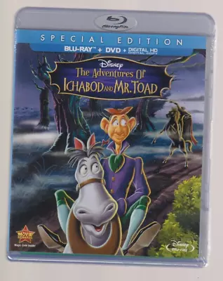 (-0-) Rare  Sealed Usa Ntsc Disney The Adventures Of Ichabod And Mr.toad Bluray • £7.95