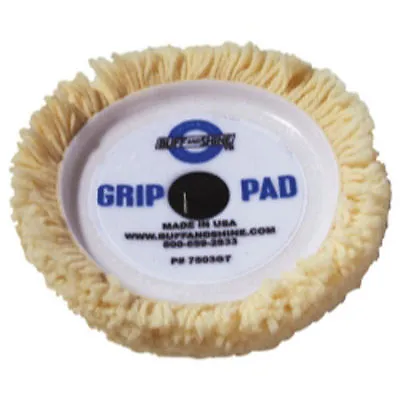 Buff And Shine 7502GT 7-1/2  Wool Self Centering Polishing - Buffing Pad • $13.99