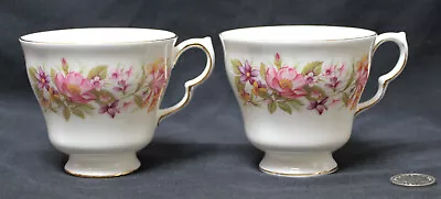 Colclough Wayside Honeysuckle : 2 X Footed Tea Cup *S • £5