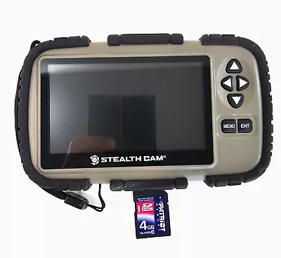 Stealth Cam STC-CRV43 SD Card Reader/Viewer - 4.3  LCD Touch Screen W/Case & SD • $59.15