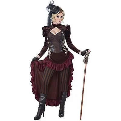 California Costumes Women's Victorian Steampunk Costume Adult Small (6-8) • $17.99