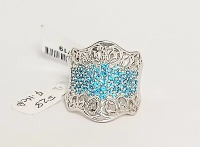 Neon Apatite Thick Band Ring In Sterling Silver (Size 8) 2.45 Ctw • $199