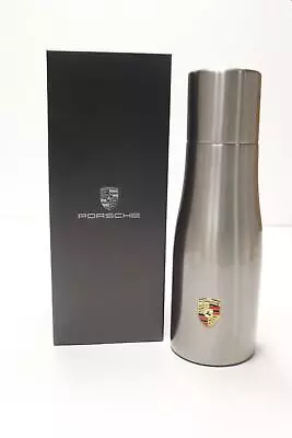 Genuine Porsche Stainless Steel Thermos Insulated Coffee Flask Bottle Cup 33oz • $77.99