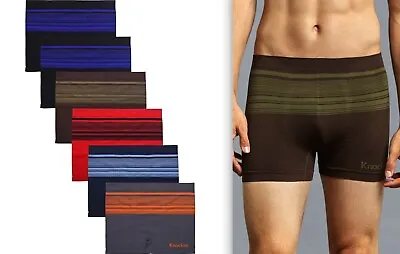 6 Mens Microfiber Boxer Briefs #MS31 Underwear Compression Knocker One Size • $20.89