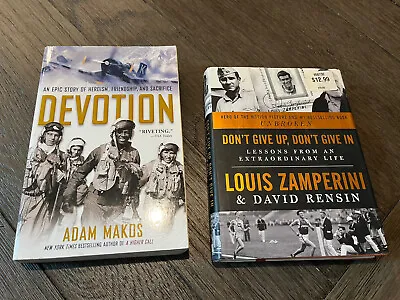 Don't Give Up Don't Give In By Louis Zamperini Devotion By Adam Makos Book Lot • $7.99