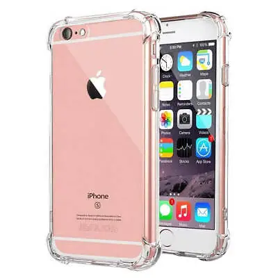 $7.95 • Buy Clear Shockproof Bumper Case Cover For IPhone 14 13 12 11 Pro Max XS XR 8 7 Plus