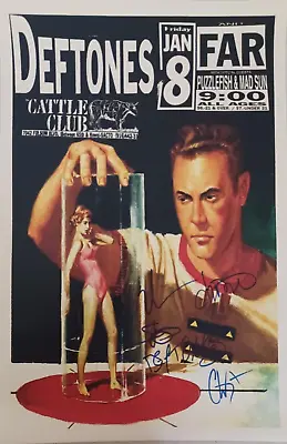 Deftones Poster 11x17in 1993 Reproduction Reprint Concert Poster • $17
