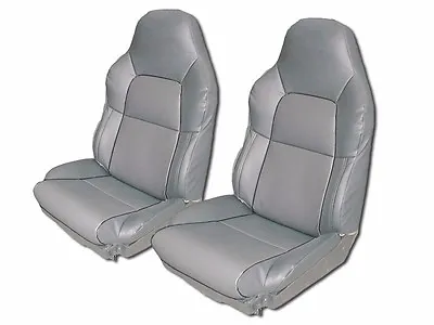 For Chevy Corvette C4 Standard 1994-1996 Grey Iggee Custom Full Set Seat Covers • $159