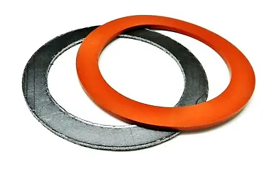 $18.95 • Buy 3  Gaskets Silicone Rubber & Graphite Set For Vacuum Casting Perforated Flasks