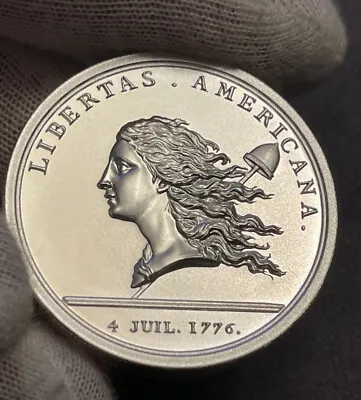 Libertas Americana Medal Tribute 2 Oz Silver High Relief Round Intaglio Mint • $99