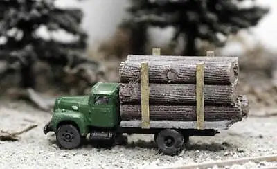 LOGGING Truck Loaded With Logs 1940s Era  N Scale Built Model • $23.99