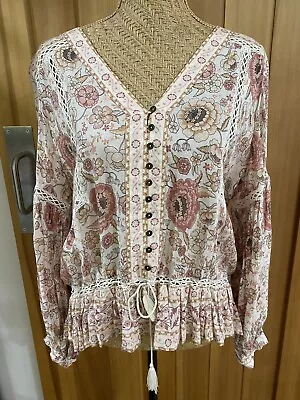 $119 • Buy Spell And The Gypsy Zahara Blouse Size XL