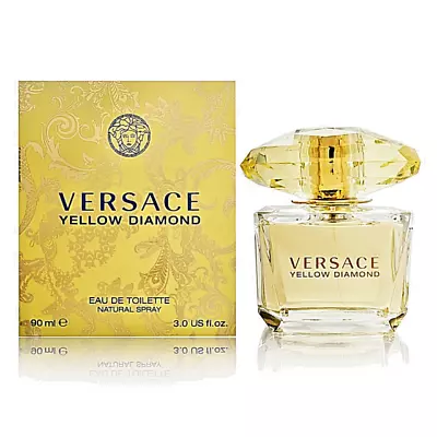 Yellow Diamond By Versace 3 Oz 90 Ml Eau De Toilette Brand New Sealed In Box • $39.99