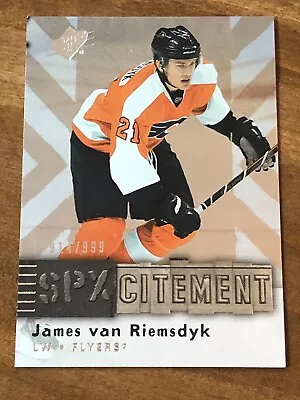 2009-10 SPx SPXcitement /999 James Van Riemsdyk #X56 Rookie RC • $4.99