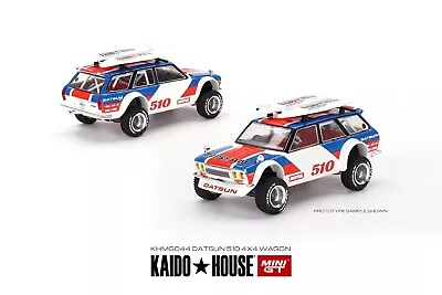 MiniGT 1:64 Kaido House Datsun 510 4x4 Wagon GT Surf Safari - KHMG044 • £26.95