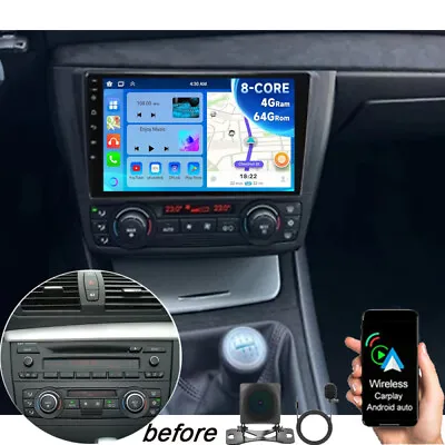4+64G Android 13 Carplay For BMW 1 Series E88 E82 E81 E87 08-12 Car Stereo Radio • $179.99