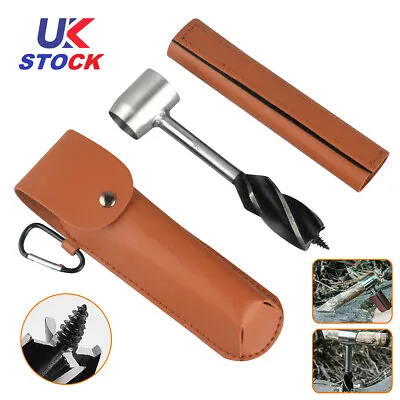£11.99 • Buy Durable Survival Camping Tool For Bushcraft Hand Auger Wrench Wood Drill Outdoor