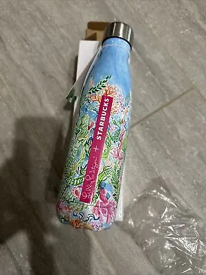 Starbucks Lilly Pulitzer S'well Sirens Mermaid Swell Water Bottle Stanley • £29.89