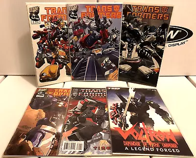 TRANSFORMERS Comic Lot Of 6   IDW   DDP   Voltron Forged Variant  Hasbro   #1 • $10.49