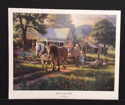 Mark Keathley  Limited Edition Print #1 “Day Of The Fair” Children Farm Wagon • $149