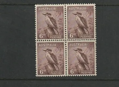 STAMPS AUST  PREDECIMAL    1942 6d SMALL KOOKA  PERF  15=14   WMK   PERF 15=14 M • $2.80