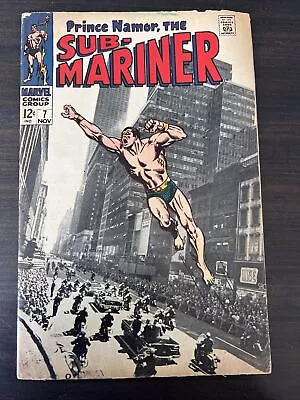 Price Namor The Sub-Mariner #7 November 1968 Marvel Comics • $5