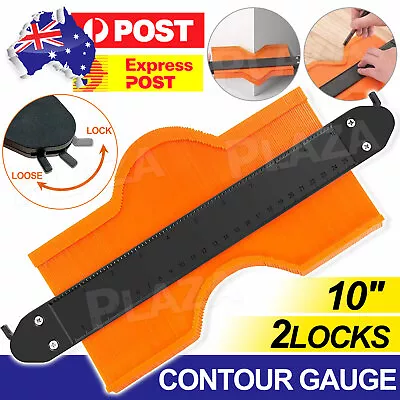 10'' Upgrade Contour Gauge Profile Tool Contour Duplicator ABS + 2 Lock Saker • $14.95